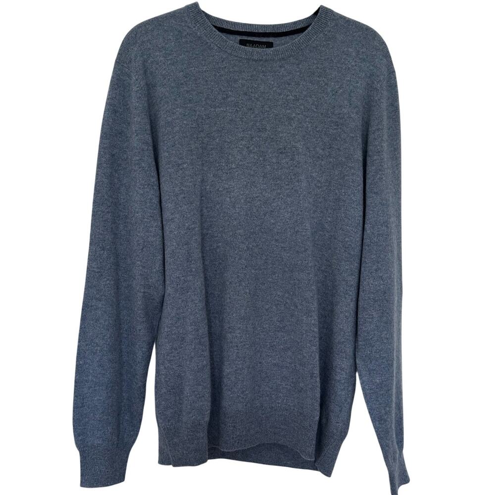 NAADAM (L) The Original Cashmere Sweater Dusty Blue- Minimalist, Quiet Luxury